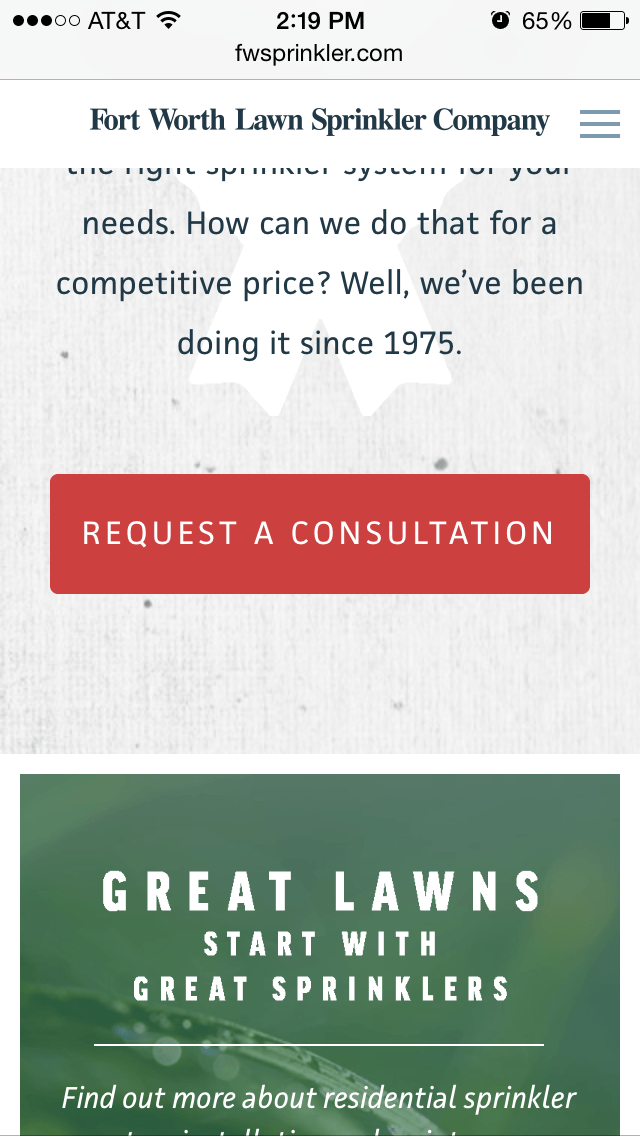 mobile website 2